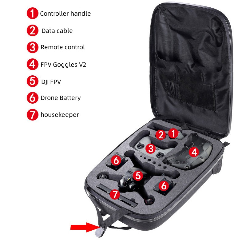 Tas Ransel Hard Case EVA Liner - Fpv Drone Bag ulasan dan harga