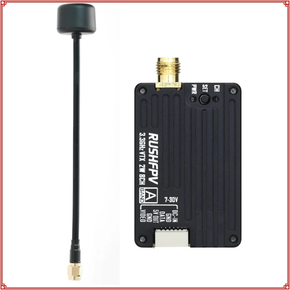 2026 RUSHFPV 3.3G 2W VTX Trans - Fpv Drone Receiver ulasan dan harga