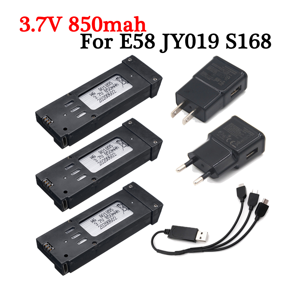 Versi Upgrade Baterai Lipo 3.7 - Eachine Drone E58 ulasan dan harga