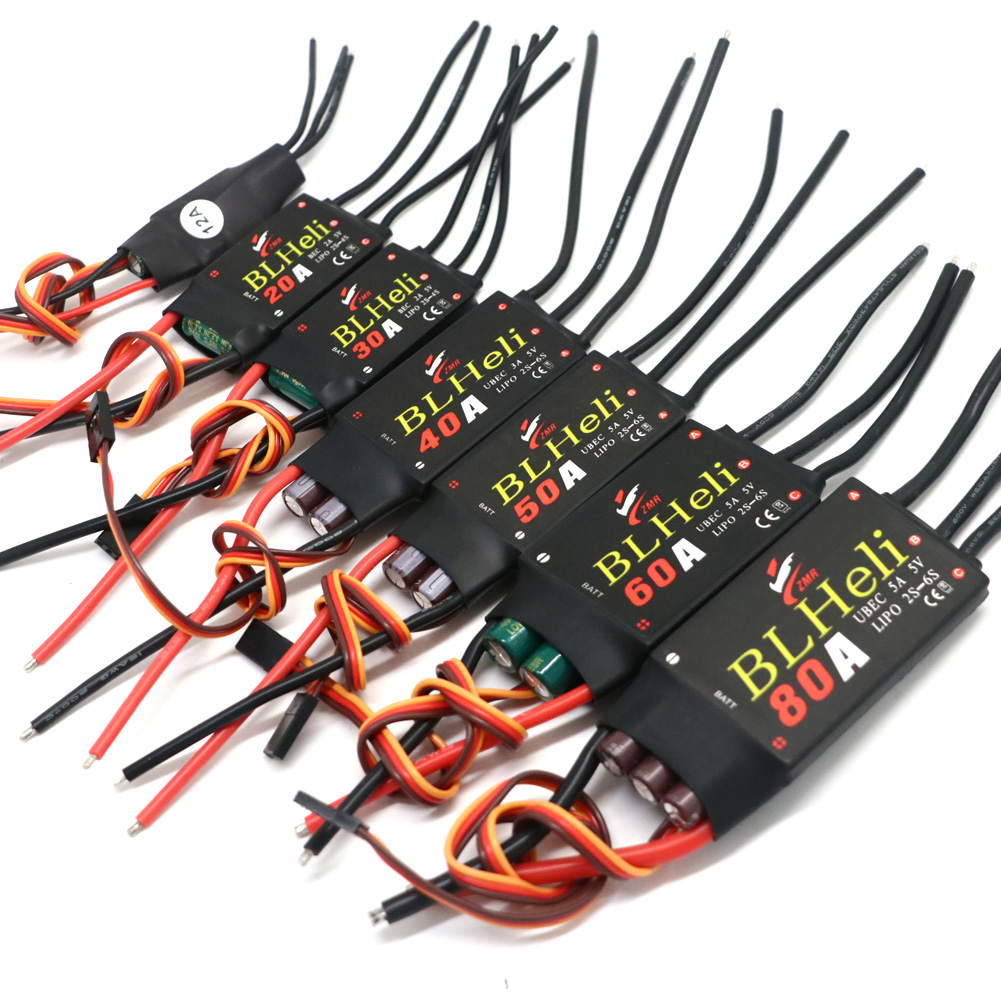 BLHeli Tanpa Sikat ESC 80A 12A - Fpv Drone Receiver ulasan dan harga
